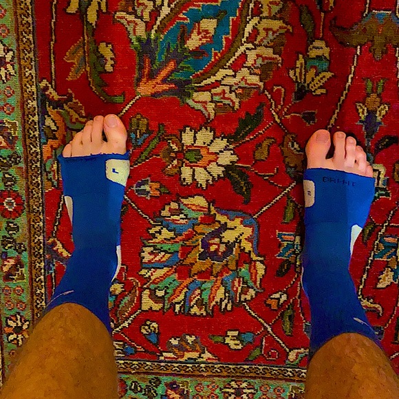 Nike Elite Blue Cropsocks - Picture 1 of 1